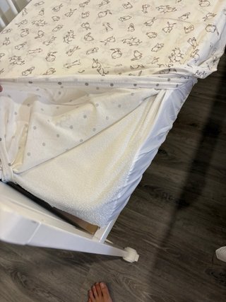 Cuna blanca infantil