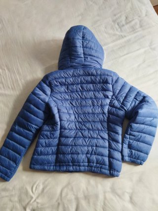 Cazadora acolchada azul señora