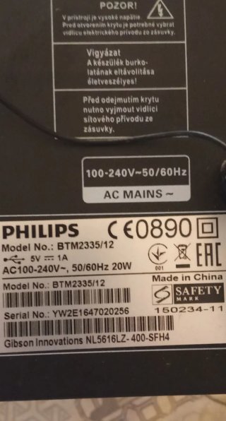 Philips Micro Music System CD MP3 Radio