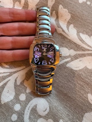 Reloj Lotus Morado y Plateado