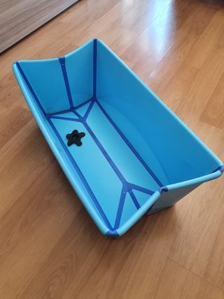 Bañera Bebé The Flexi Bath Plegable Azul