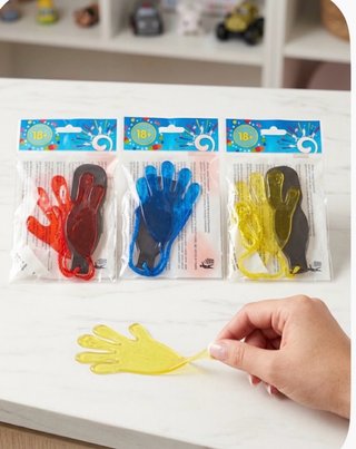 10 Manos Pegajosas de Colores