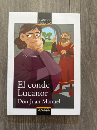 Libro lectura el conde Lucanor