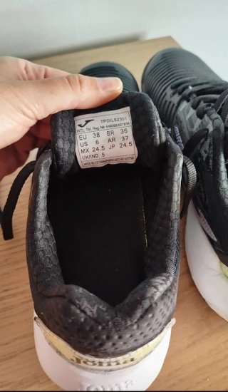 Zapatillas Joma Point Padel Negra y Blanca