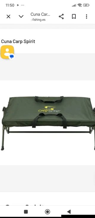 Cuna de pesca Carp Spirit