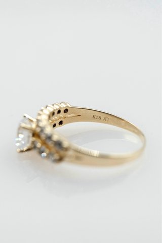 Anillo Oro 18k con Circonitas