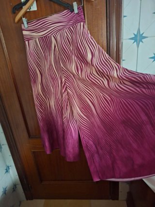Falda pantalón estampada talla única