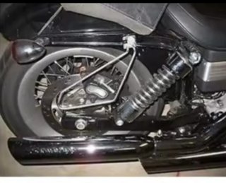Soporte Alforjas Harley Davidson Cromado