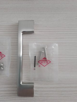 20 MANIGLIE in acciaio inox,per mobili, NUOVE