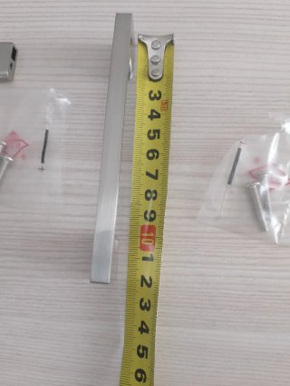 20 MANIGLIE in acciaio inox,per mobili, NUOVE