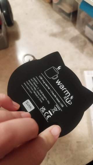 Calentador Taza USB Gato Negro