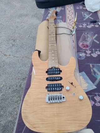 Guitarra Eléctrica Harley benton fusión Color Natu