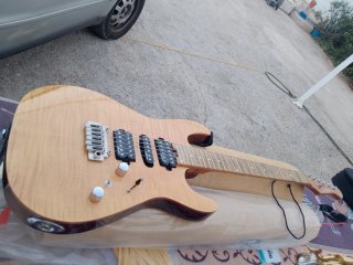 Guitarra Eléctrica Harley benton fusión Color Natu