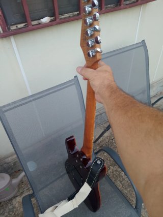 Guitarra Eléctrica Harley benton fusión Color Natu