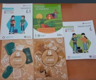 Pack de libros de 6 de primaria