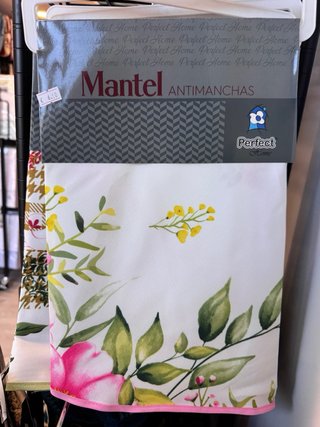 Manteles redondos antimanchas 150x150 cm