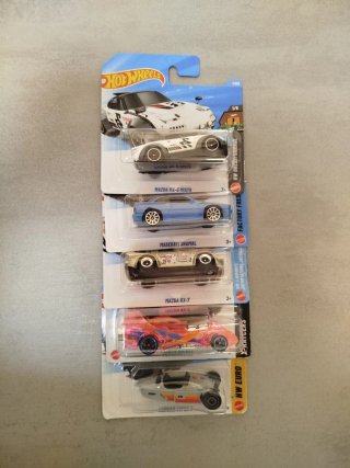 Lote 5 Coches Hot Wheels