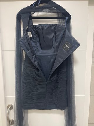 Vestido Pronovias Fiesta Azul Talla 40