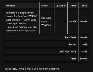 Ray-Ban Wayfarer RW4006 + 3 Lentes