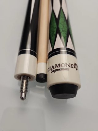 Taco NUEVO de billar GREEN DIAMOND SUPERMAN.