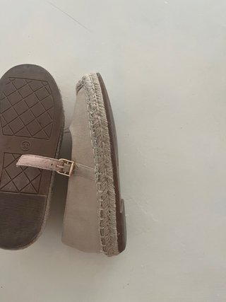Bailarinas niña esparto beige
