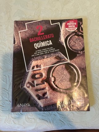 Libro Química 2o bachillerato