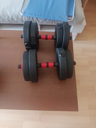 Set Mancuernas Ajustables 15kg