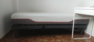 Cama articulada eléctrica con mando