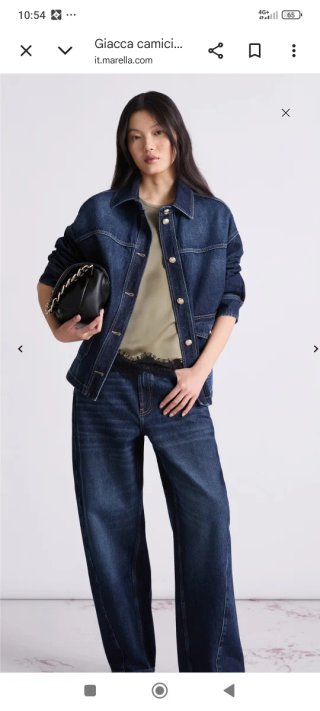 Giacca jeans donna Marella taglia 42
