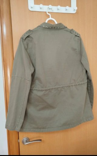 Chaqueta militar mujer verde