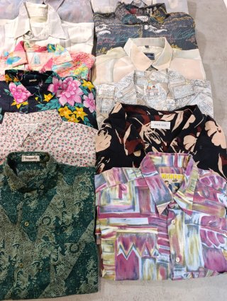 Lotto 21 Camicie Vintage Stampate