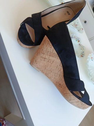 Sandalias Cuña Corcho T-41