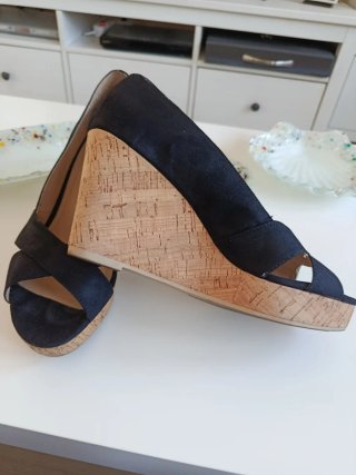 Sandalias Cuña Corcho T-41