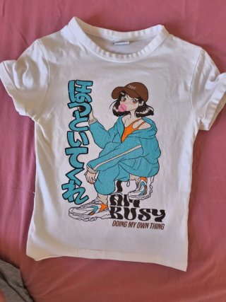 Camiseta Estilo Anime I Am Busy