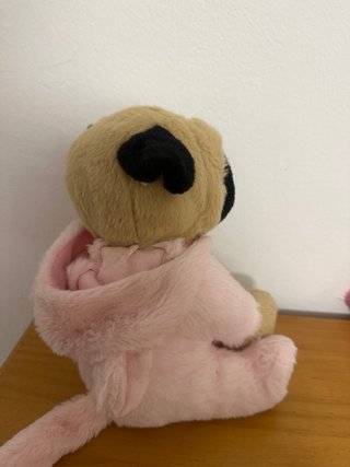 Peluche Perro Pug Rosa