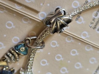 Lote charms Pandora tortuga pez búho