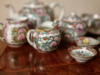 Juego vajilla porcelana china Macao.