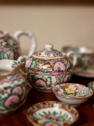 Juego vajilla porcelana china Macao.