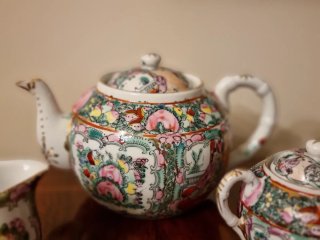 Juego vajilla porcelana china Macao.