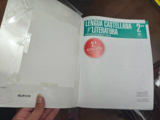 Libro lengua Castellana y literatura 2 Bachiller