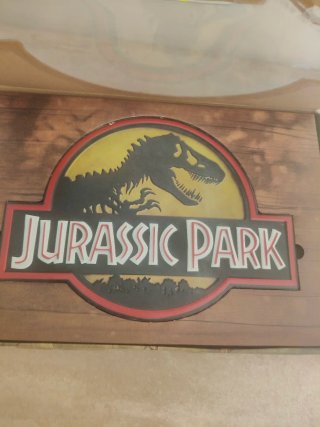 Insegna metallica Jurassic Park Doctor Collector