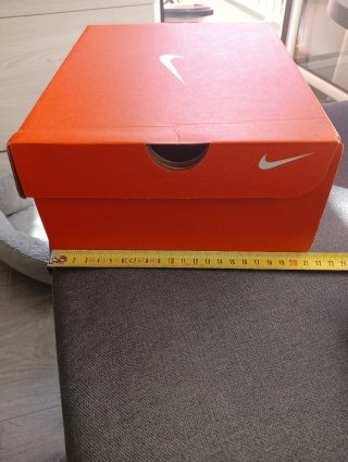 Caja Zapatillas Nike Naranja. Original