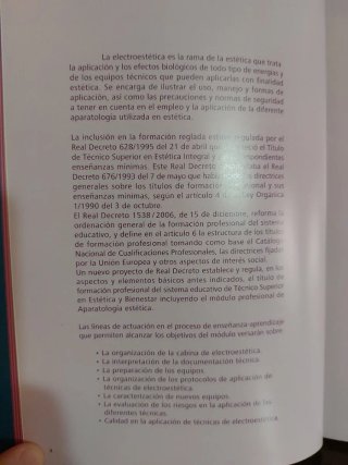 Electroestética - Aparotología estética 1.1