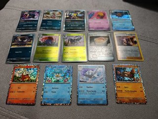 Lote Cartas Pokémon Holo y Reverse Español