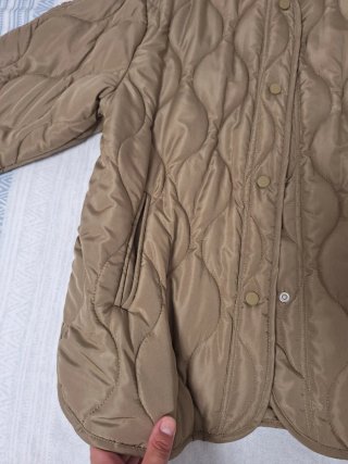Chaqueta acolchada marrón