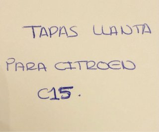 Tapas llanta Citroën C15 (4 unidades)