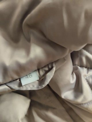 Chaquetón acolchado señora gris metalizado