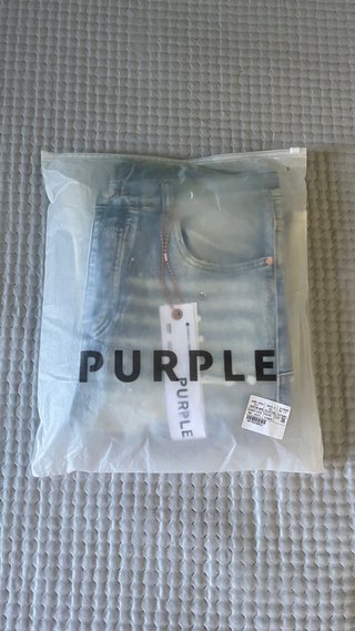 Jeans Purple Brand uomo lavaggio blu