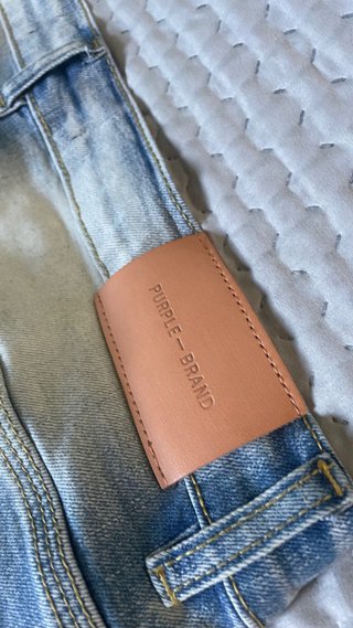 Jeans Purple Brand uomo lavaggio blu