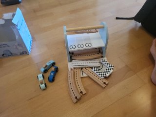 Circuito de madera para niños Jaba World